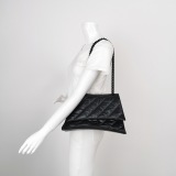 Balenciaga Crush Chain Flap Bag Quilted Crushed Calfskin Medium — thumbnail 2