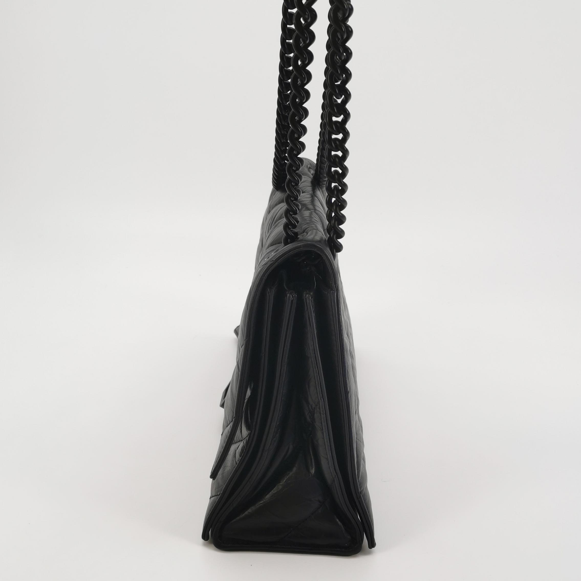 Balenciaga Crush Chain Flap Bag Quilted Crushed Calfskin Medium — photo 4 of 15
