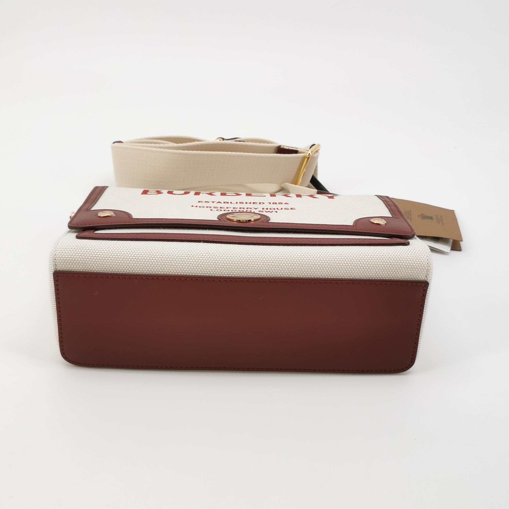 Burberry Note Crossbody Bag Canvas with Leather Medium — photo 6 of 24