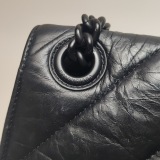 Balenciaga Crush Chain Flap Bag Quilted Crushed Calfskin Medium — thumbnail 11