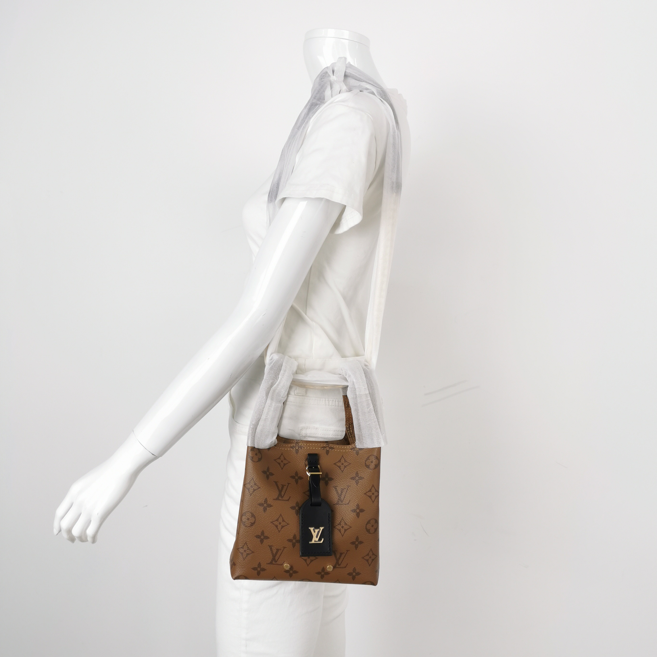 Louis Vuitton(LV) Atlantis Handbag Reverse Monogram Canvas BB — alternate view