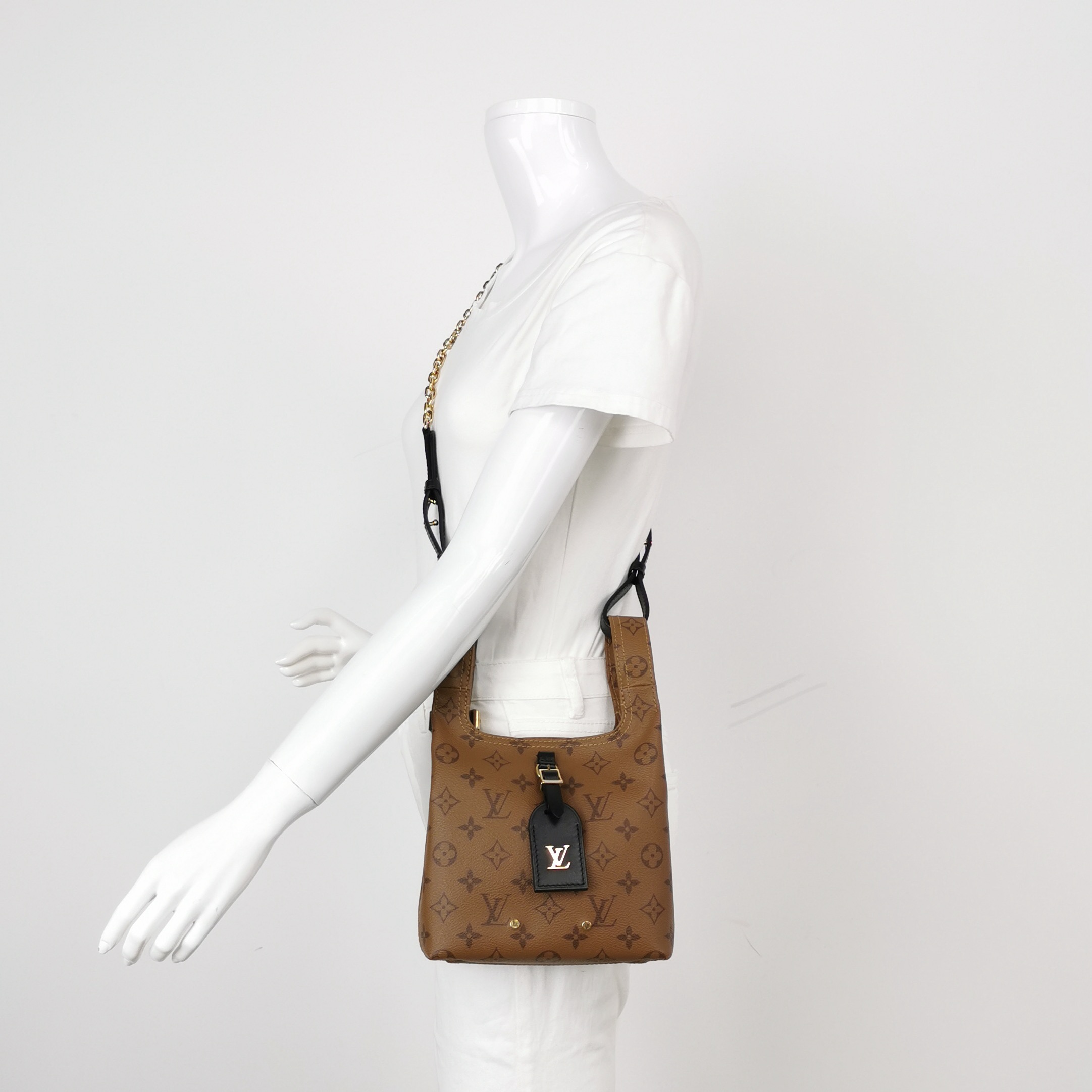 Louis Vuitton(LV) Atlantis Handbag Reverse Monogram Canvas BB — alternate view