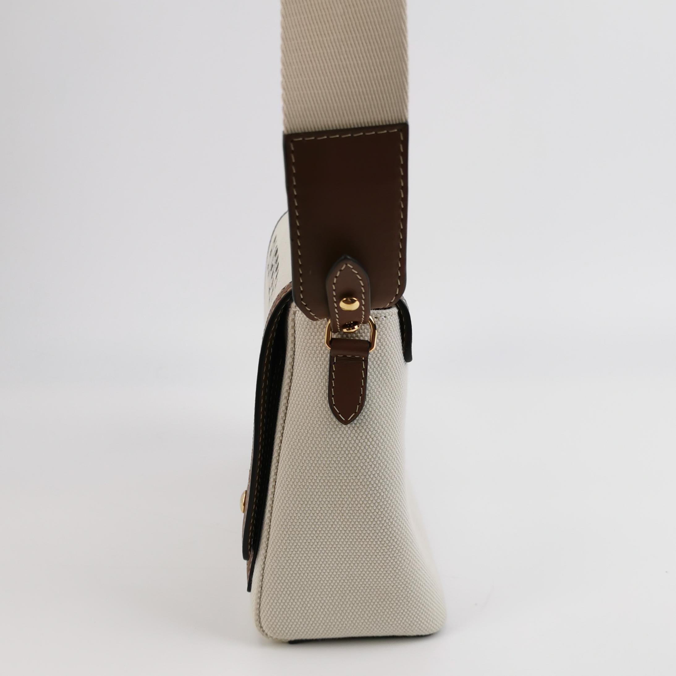 Burberry Note Crossbody Bag Canvas with Leather Medium — photo 3 of 18