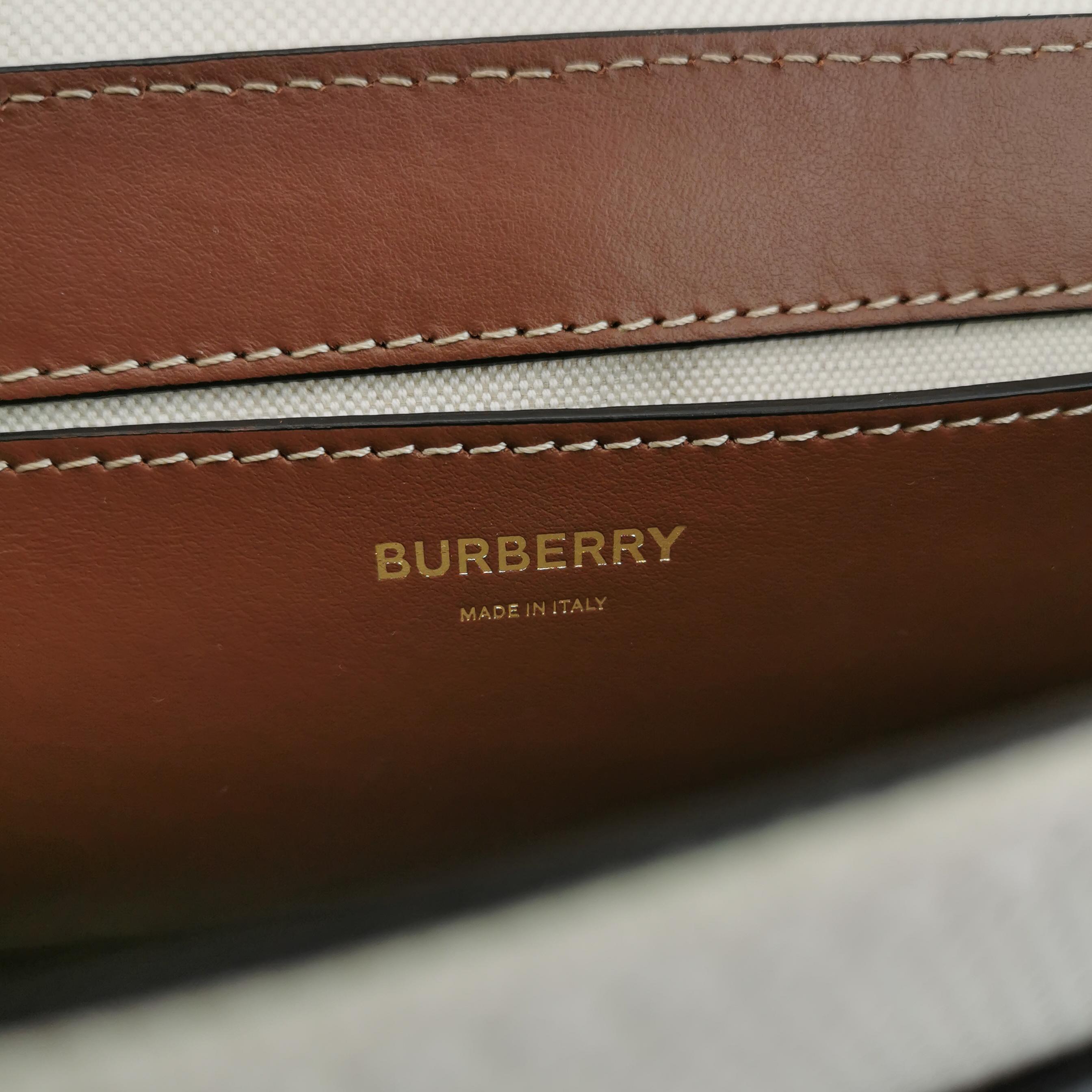 Burberry Note Crossbody Bag Canvas with Leather Medium — photo 8 of 18