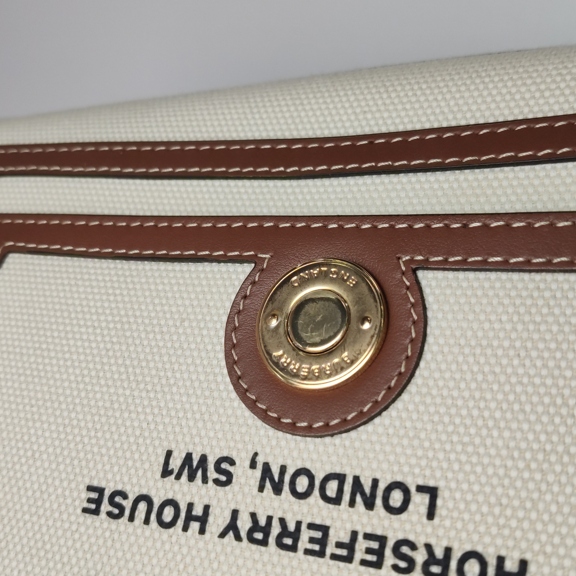 Burberry Note Crossbody Bag Canvas with Leather Medium — photo 10 of 18