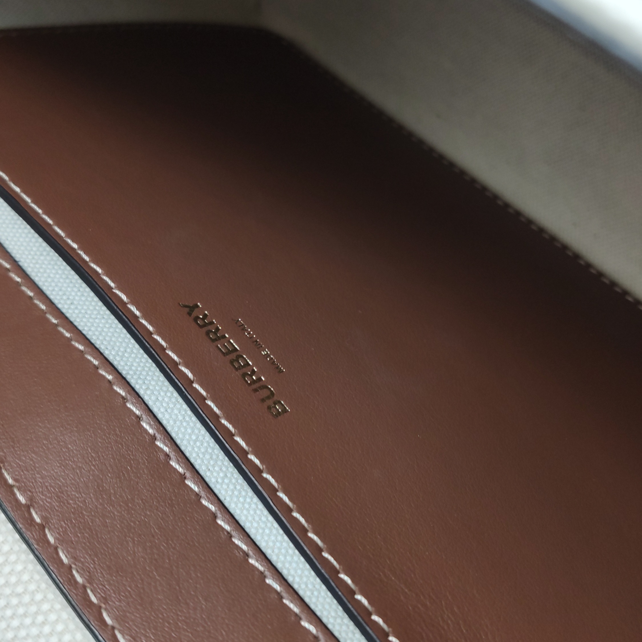 Burberry Note Crossbody Bag Canvas with Leather Medium — photo 9 of 18