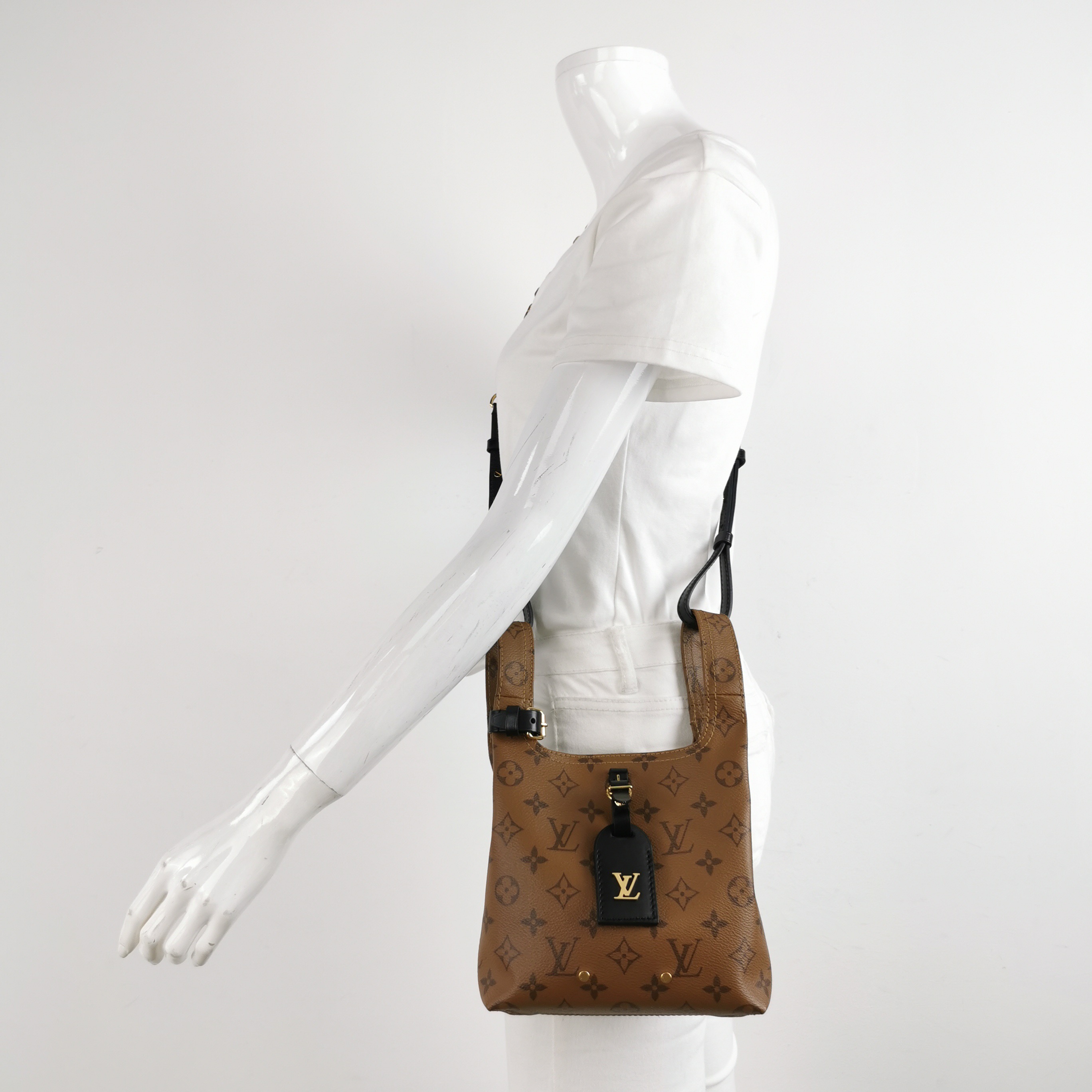 Louis Vuitton(LV) Atlantis Handbag Reverse Monogram Canvas BB — alternate view