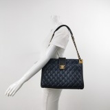 Chanel Grand Shopping Tote Quilted Caviar — thumbnail 2