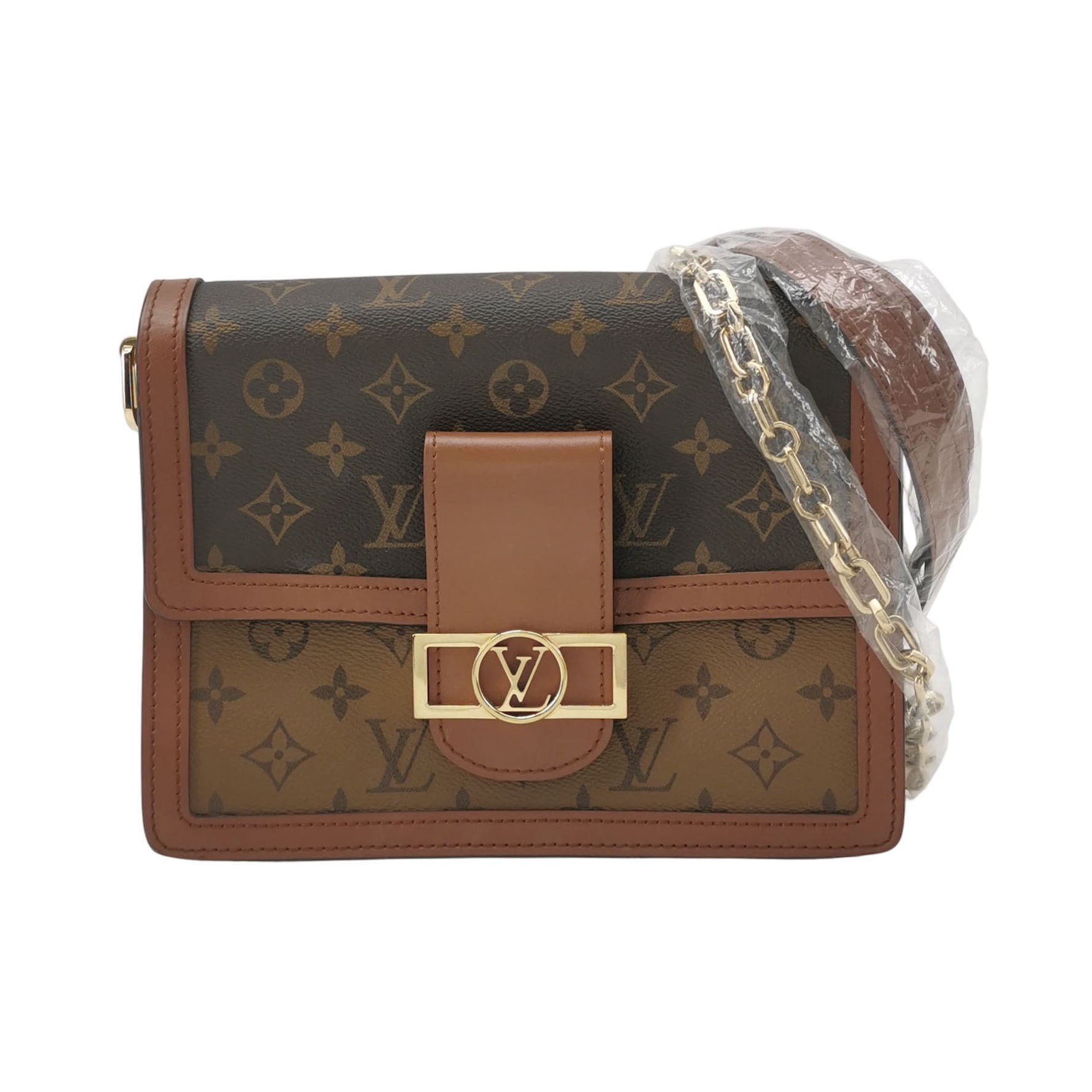 Louis Vuitton(LV) Dauphine Shoulder Bag Reverse Monogram Canvas MM — photo 1 of 22