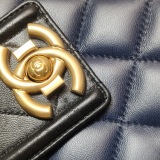 Chanel Grand Shopping Tote Quilted Caviar — thumbnail 9