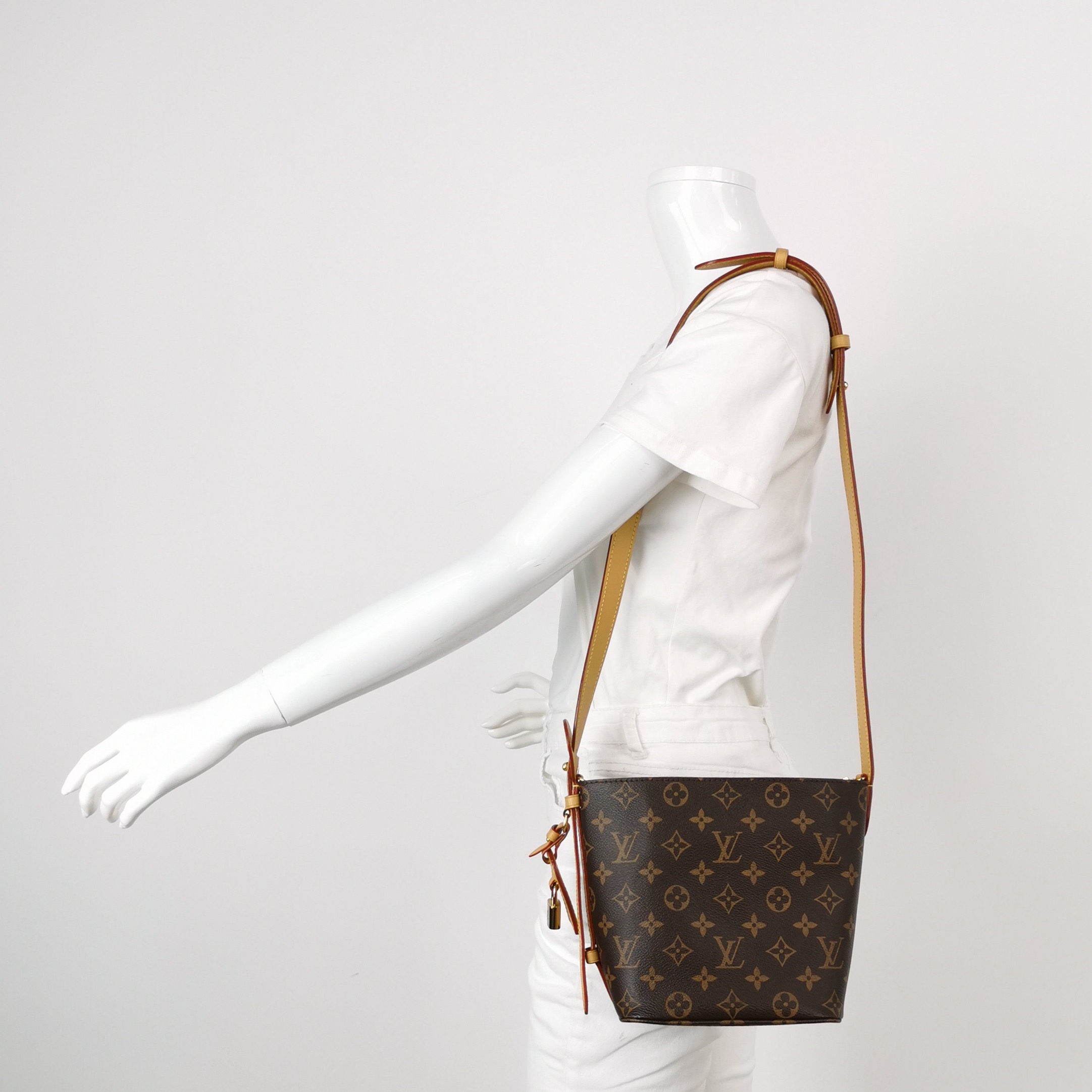 Louis Vuitton(LV) All-In BB 2WAY Monogram Brown Handbag — alternate view