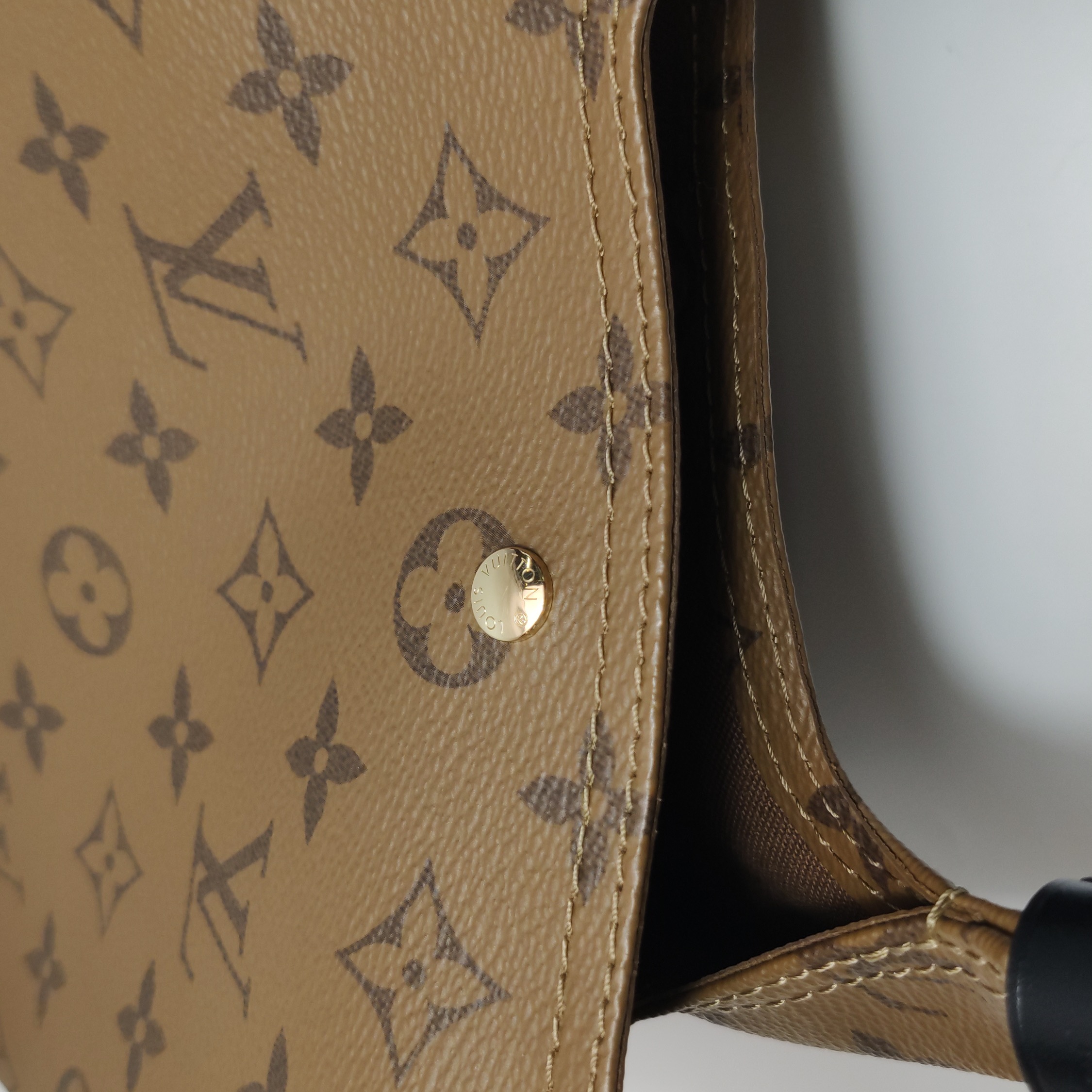 Louis Vuitton(LV) Atlantis Handbag Reverse Monogram Canvas BB — photo 13 of 14