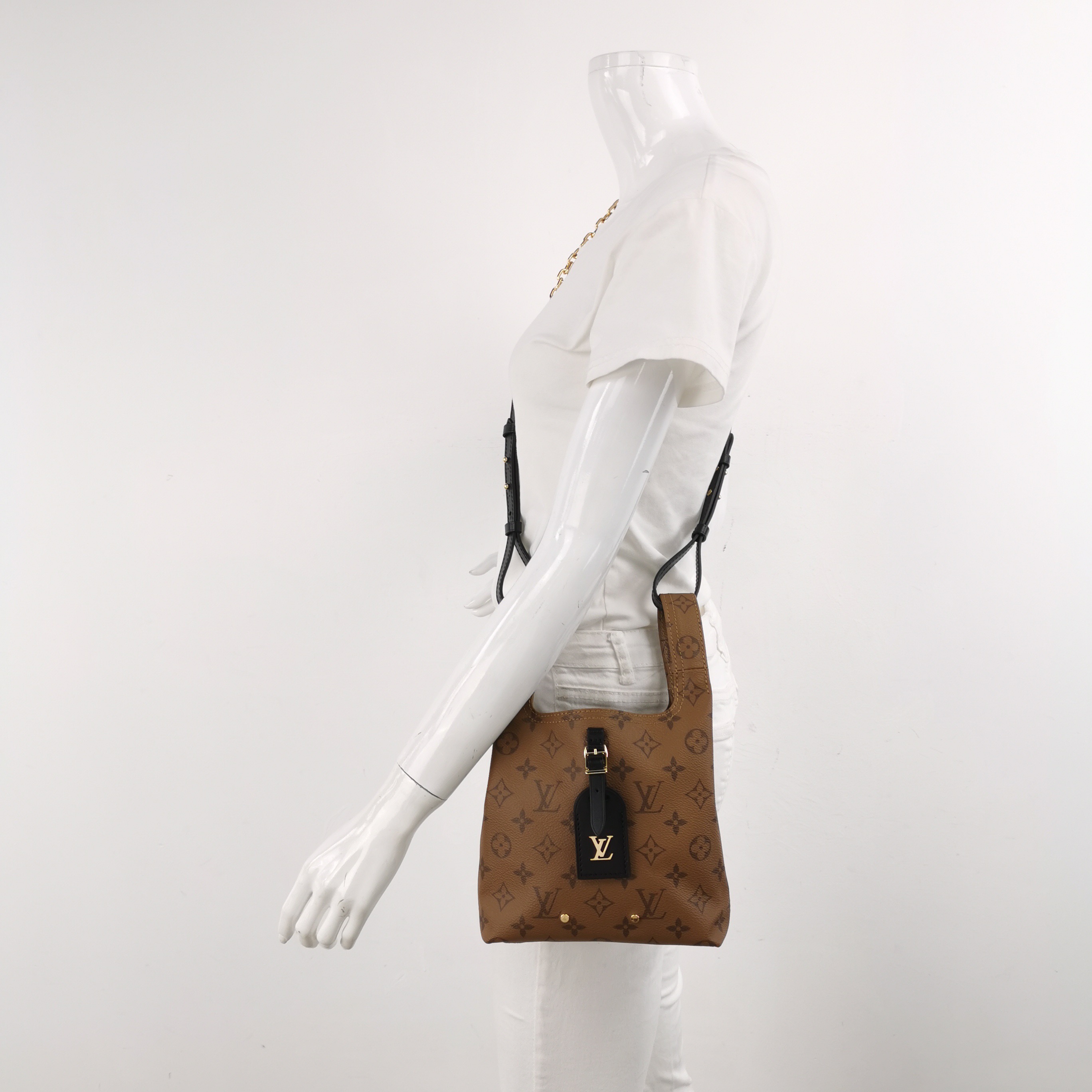 Louis Vuitton(LV) Atlantis Handbag Reverse Monogram Canvas BB — alternate view