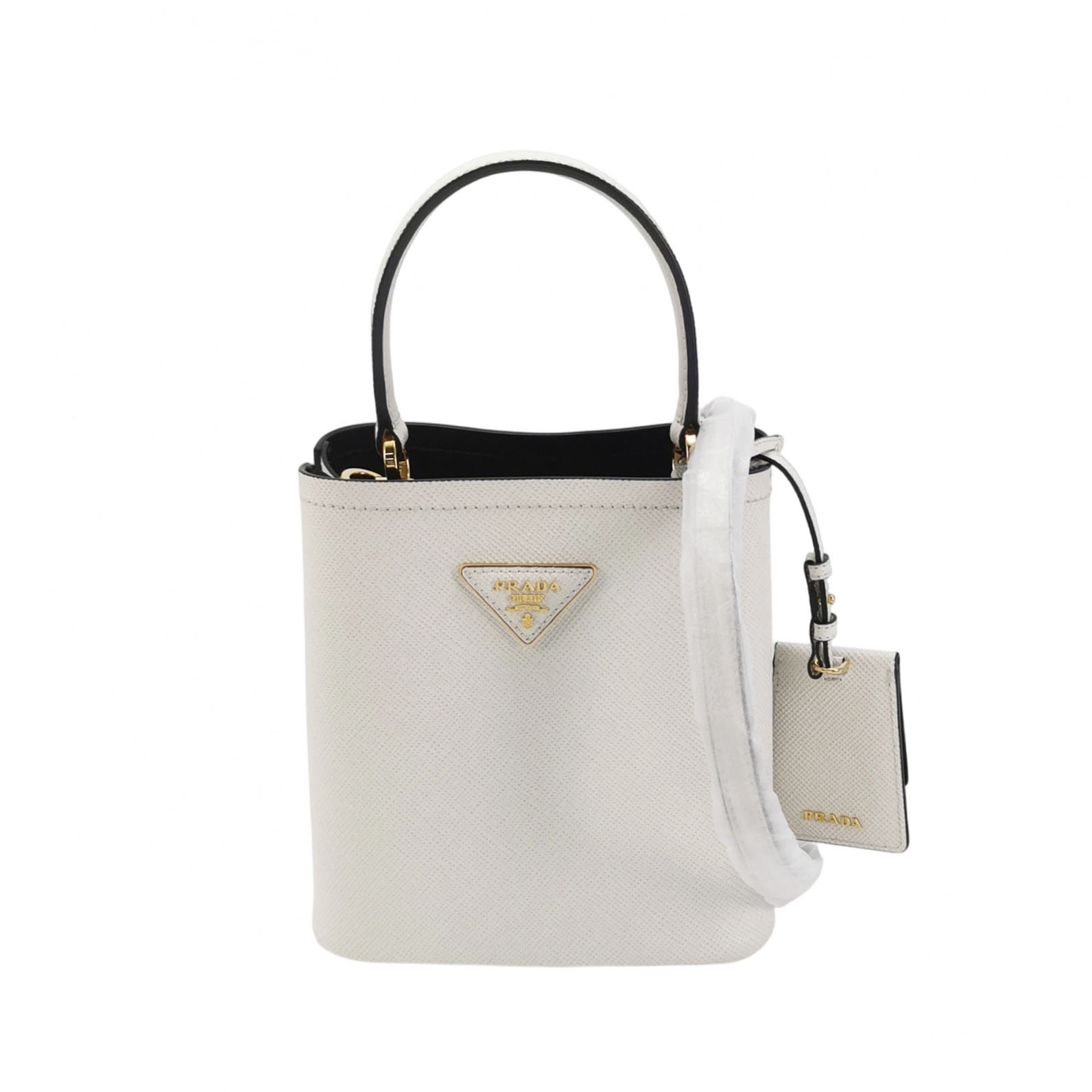 Prada Panier Bucket Bag Saffiano Leather Mini — photo 1 of 23