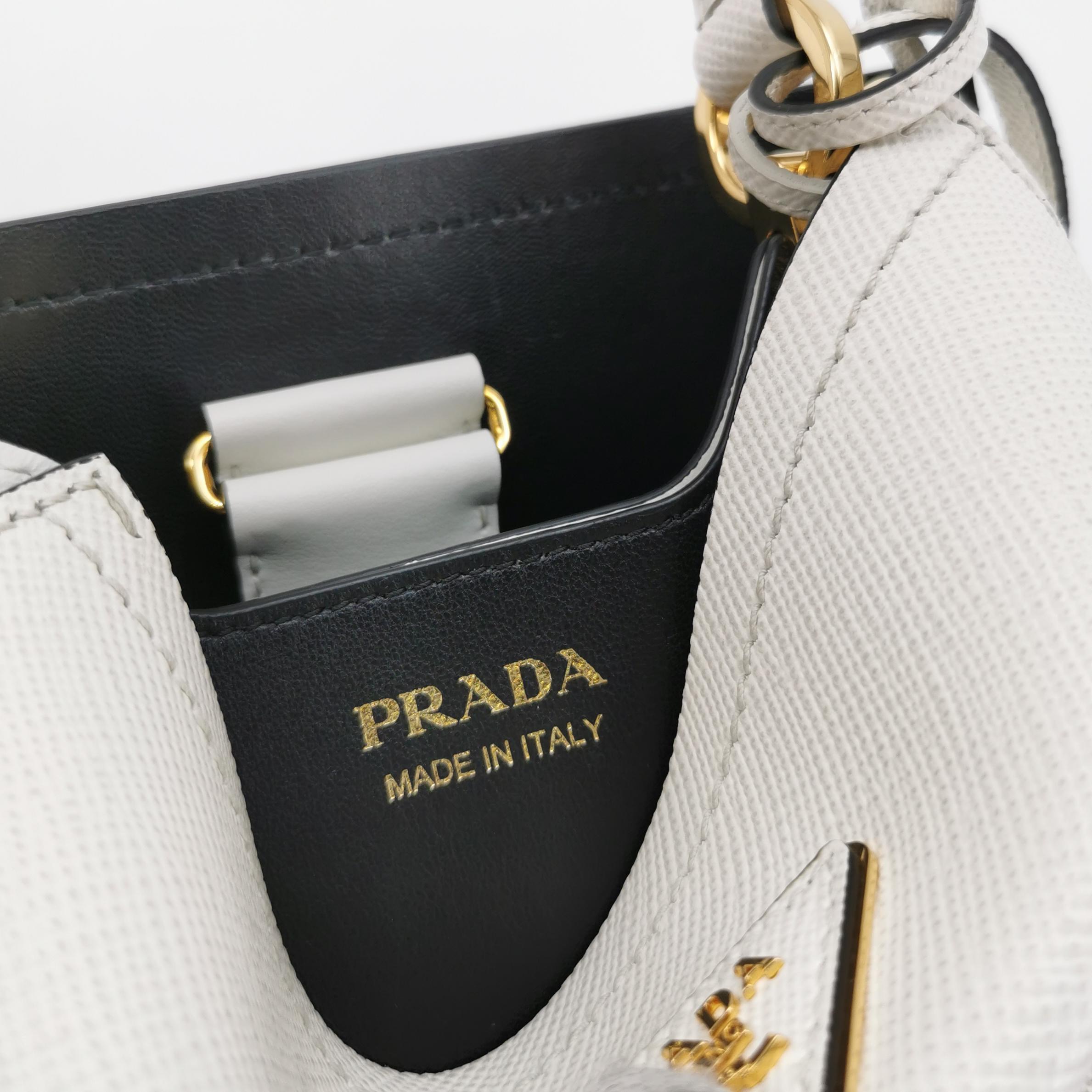 Prada Panier Bucket Bag Saffiano Leather Mini — photo 9 of 23