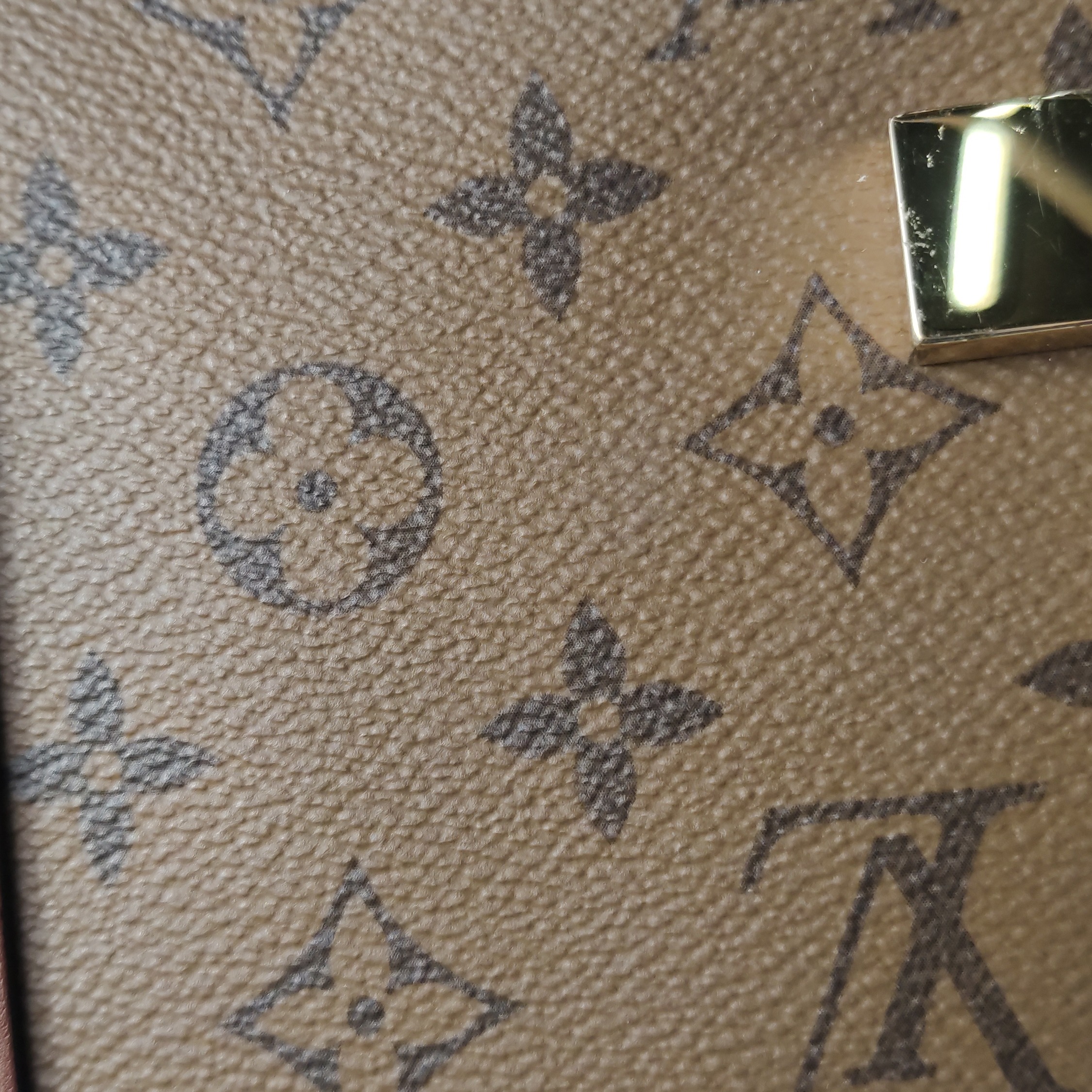 Louis Vuitton(LV) Dauphine Shoulder Bag Reverse Monogram Canvas MM — photo 19 of 23