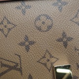 Louis Vuitton(LV) Dauphine Shoulder Bag Reverse Monogram Canvas MM — thumbnail 19