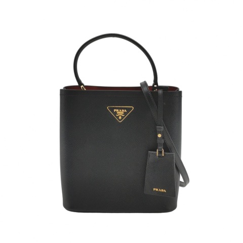 Prada Panier Bucket Bag Saffiano Leather Medium