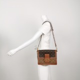 Louis Vuitton(LV) Dauphine Shoulder Bag Reverse Monogram Canvas MM — thumbnail 2