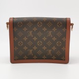 Louis Vuitton(LV) Dauphine Shoulder Bag Reverse Monogram Canvas MM — thumbnail 5