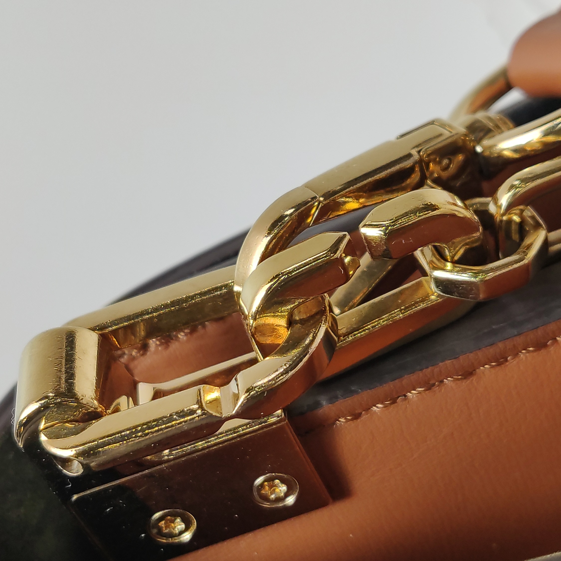Louis Vuitton(LV) Dauphine Shoulder Bag Reverse Monogram Canvas MM — photo 12 of 22