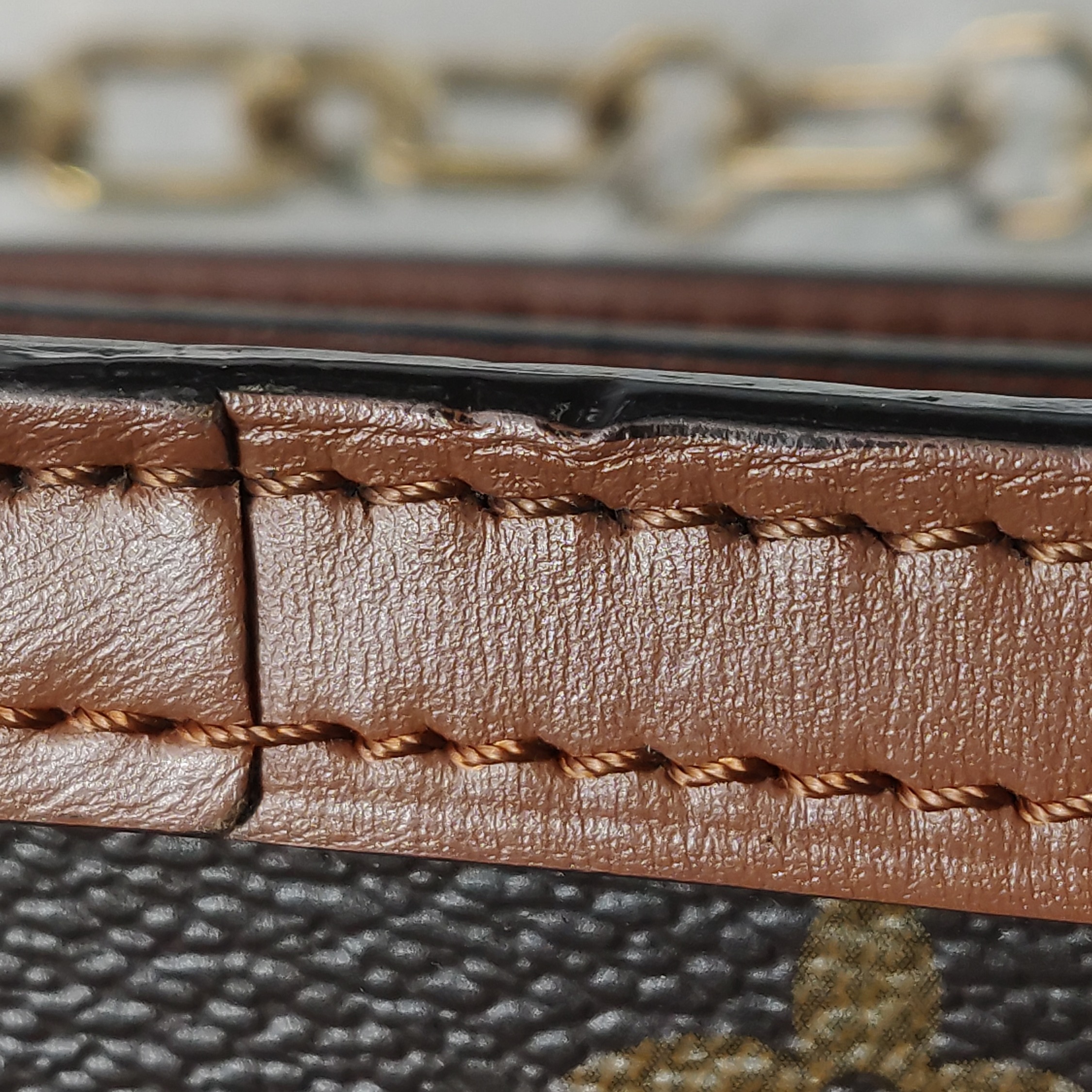 Louis Vuitton(LV) Dauphine Shoulder Bag Reverse Monogram Canvas MM — photo 16 of 22