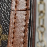 Louis Vuitton(LV) Dauphine Shoulder Bag Reverse Monogram Canvas MM — thumbnail 16