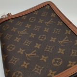 Louis Vuitton(LV) Dauphine Shoulder Bag Reverse Monogram Canvas MM — thumbnail 18