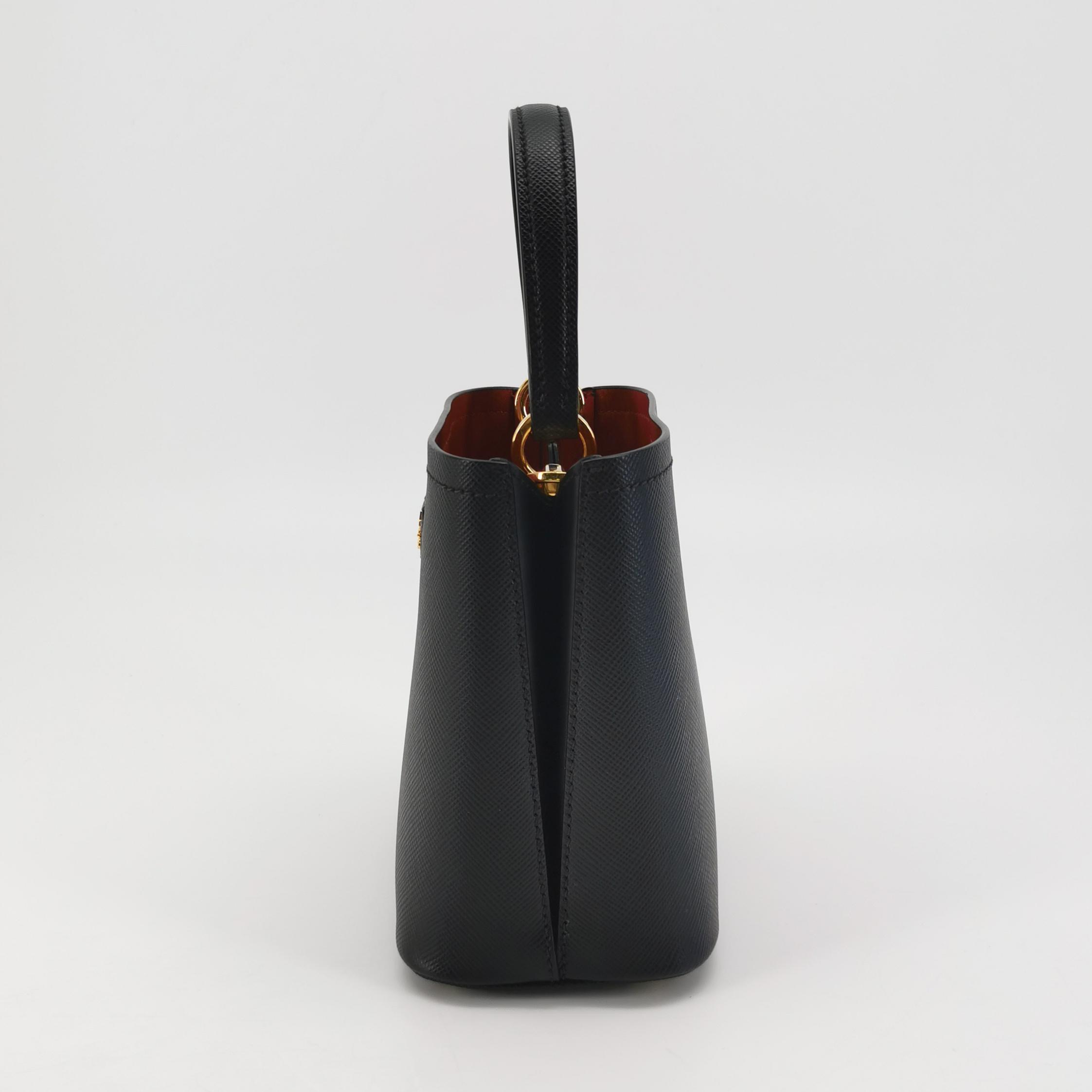 Prada Panier Bucket Bag Saffiano Leather Mini — photo 3 of 15