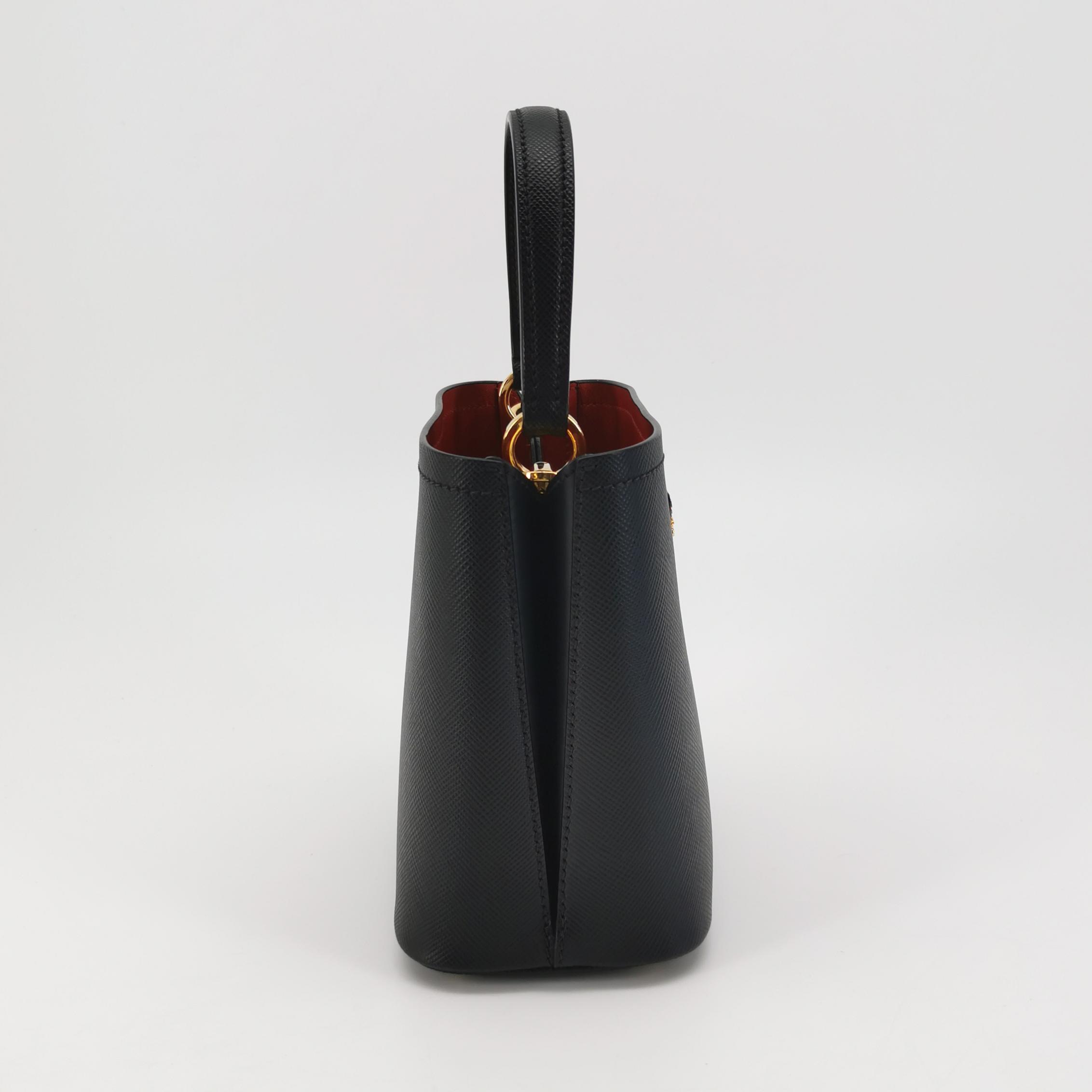 Prada Panier Bucket Bag Saffiano Leather Mini — photo 4 of 15