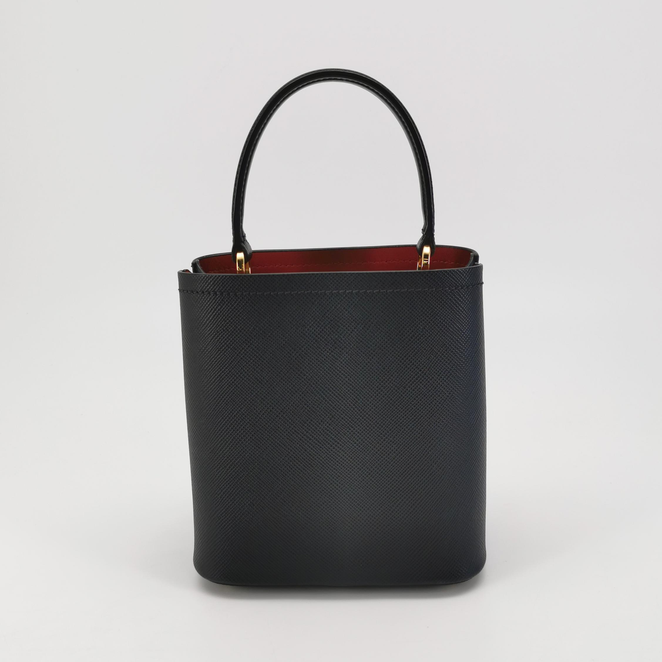 Prada Panier Bucket Bag Saffiano Leather Mini — photo 5 of 15