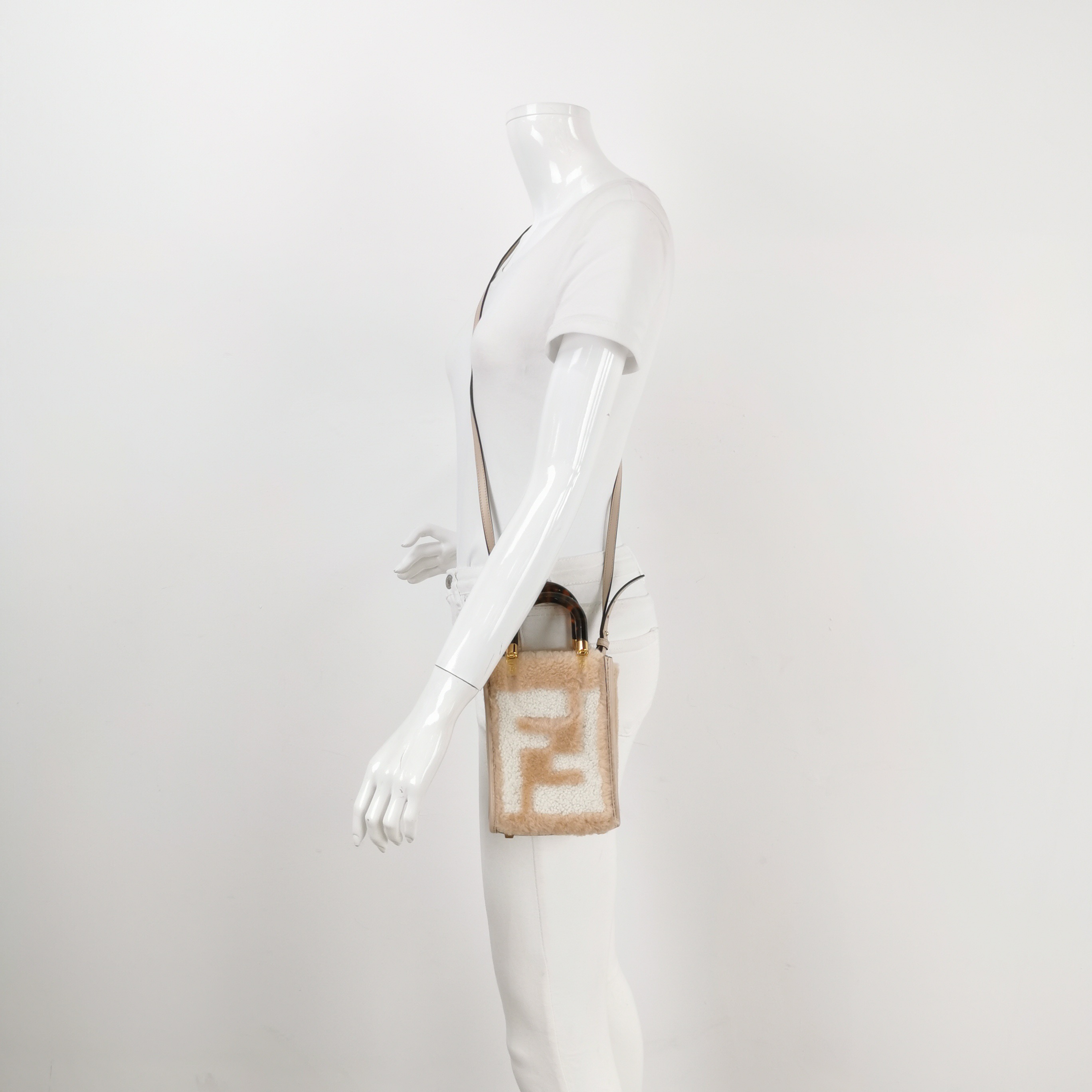Fendi Sunshine Shopper Tote Leather Mini — alternate view