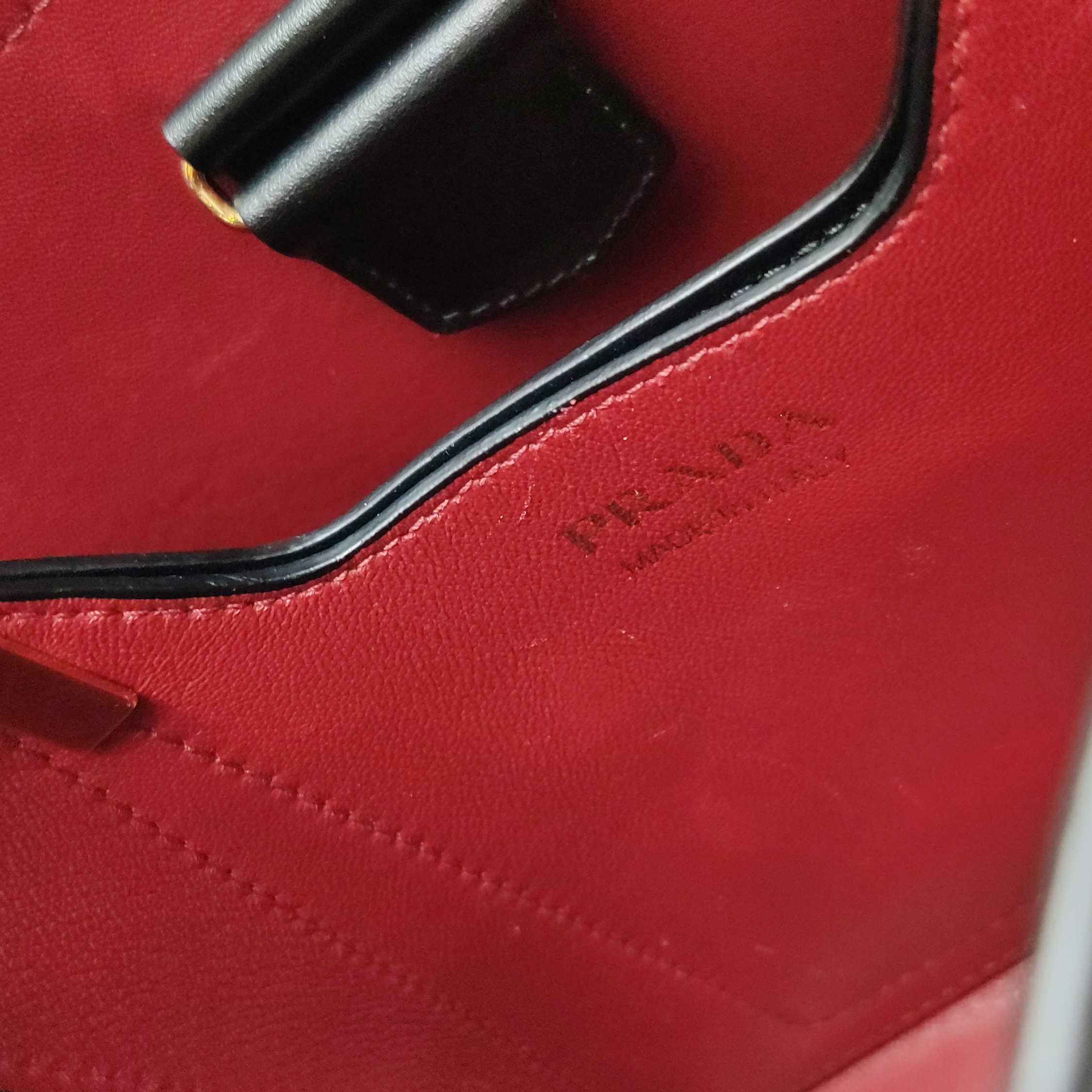 Prada Panier Bucket Bag Saffiano Leather Mini — photo 8 of 15