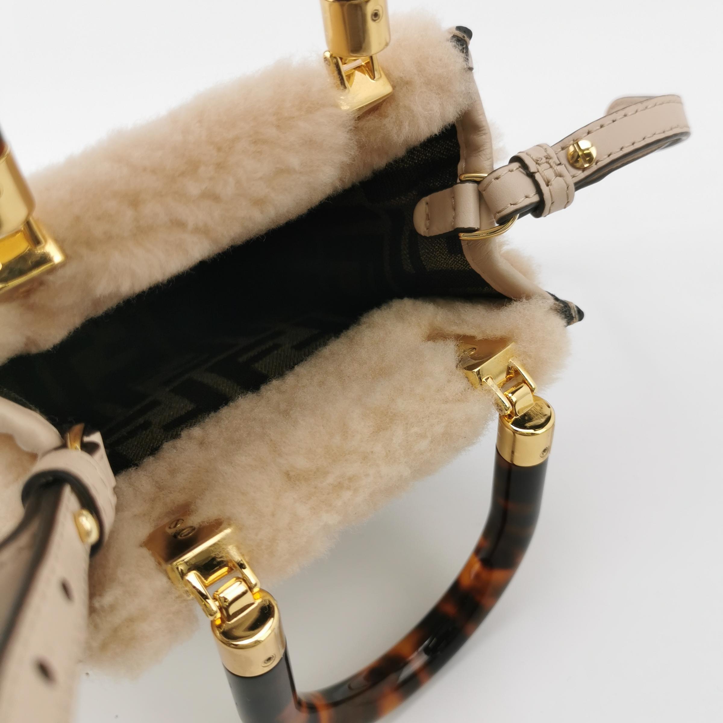 Fendi Sunshine Shopper Tote Leather Mini — photo 7 of 11