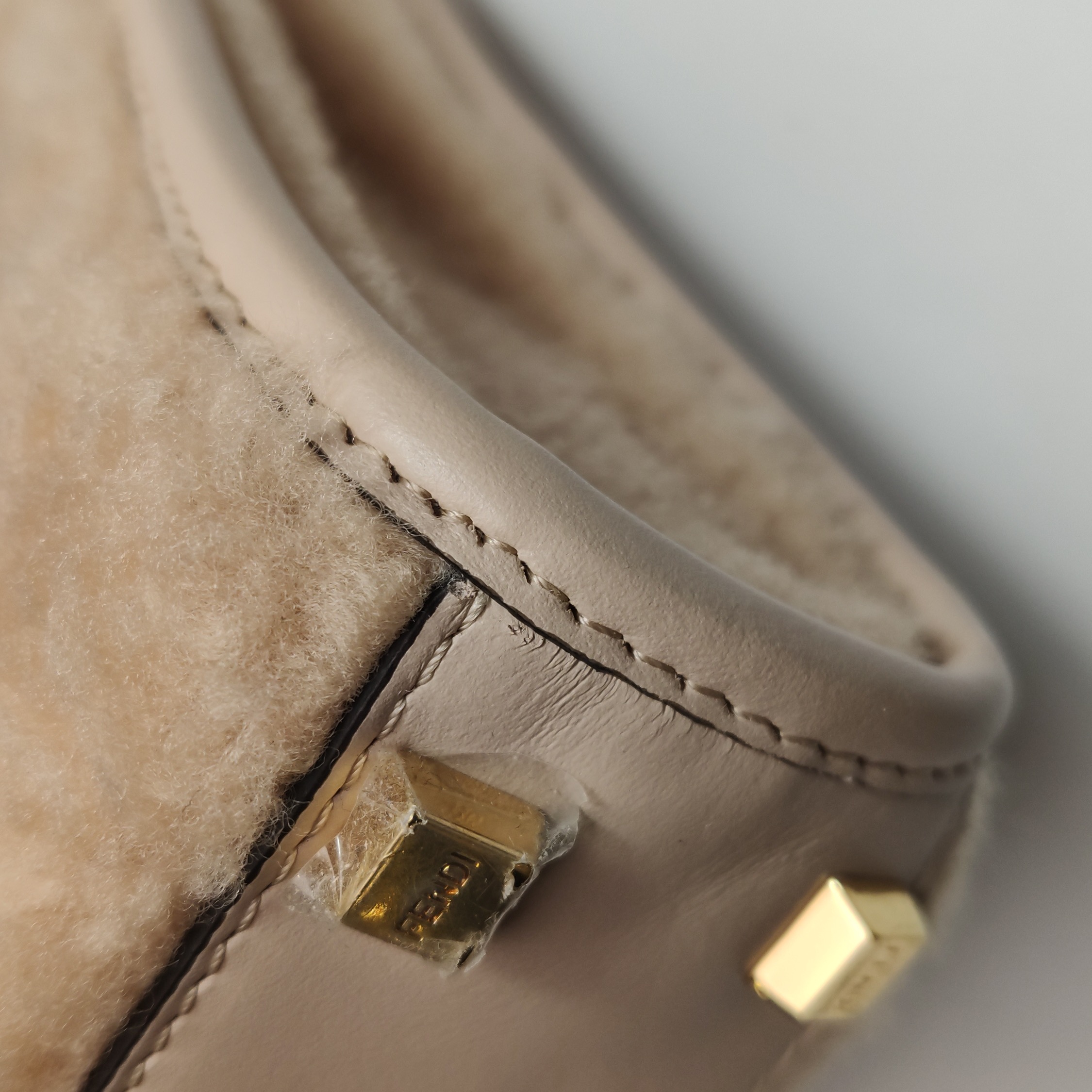 Fendi Sunshine Shopper Tote Leather Mini — photo 10 of 11