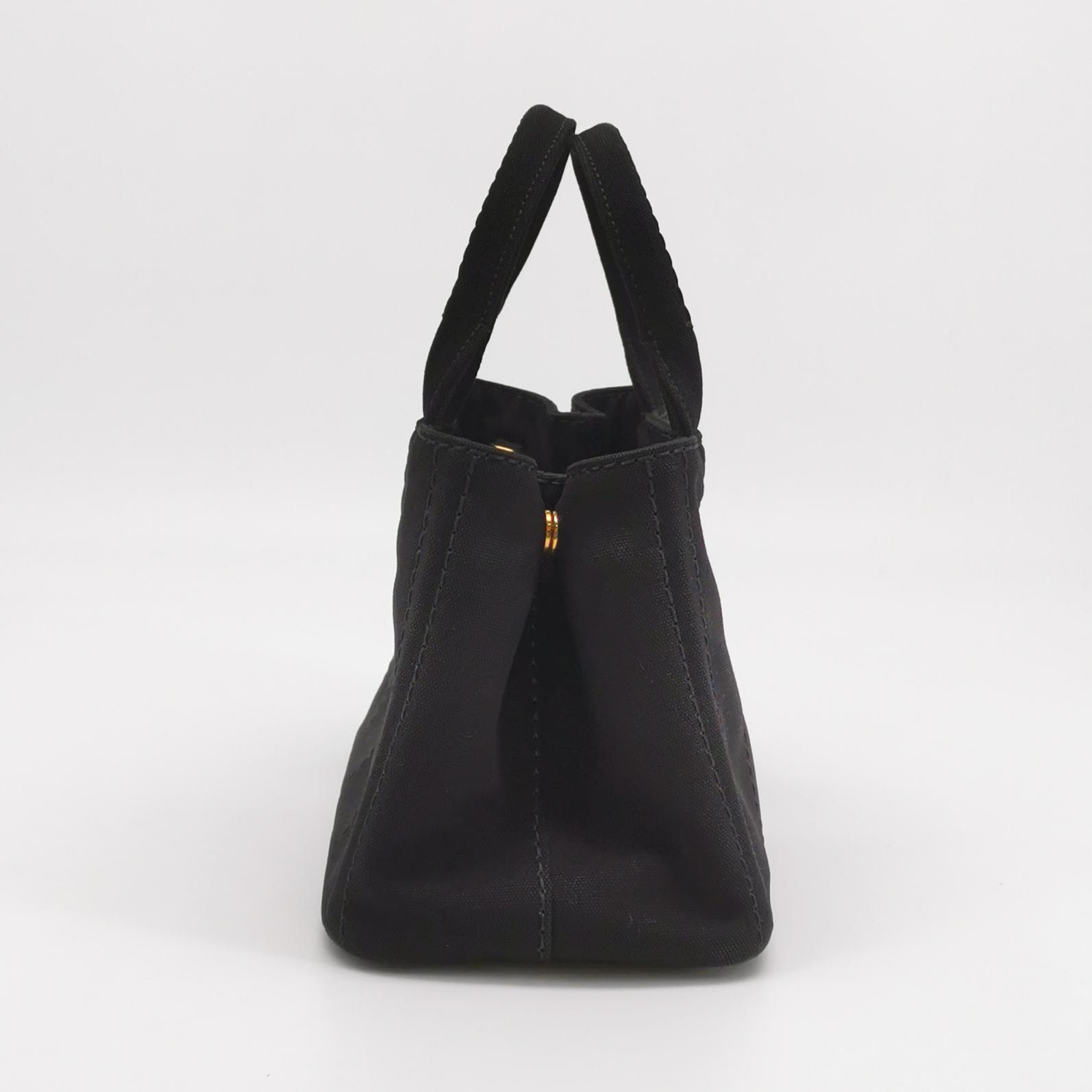 Prada Canapa Convertible Shopping Tote Canvas Small — photo 3 of 20