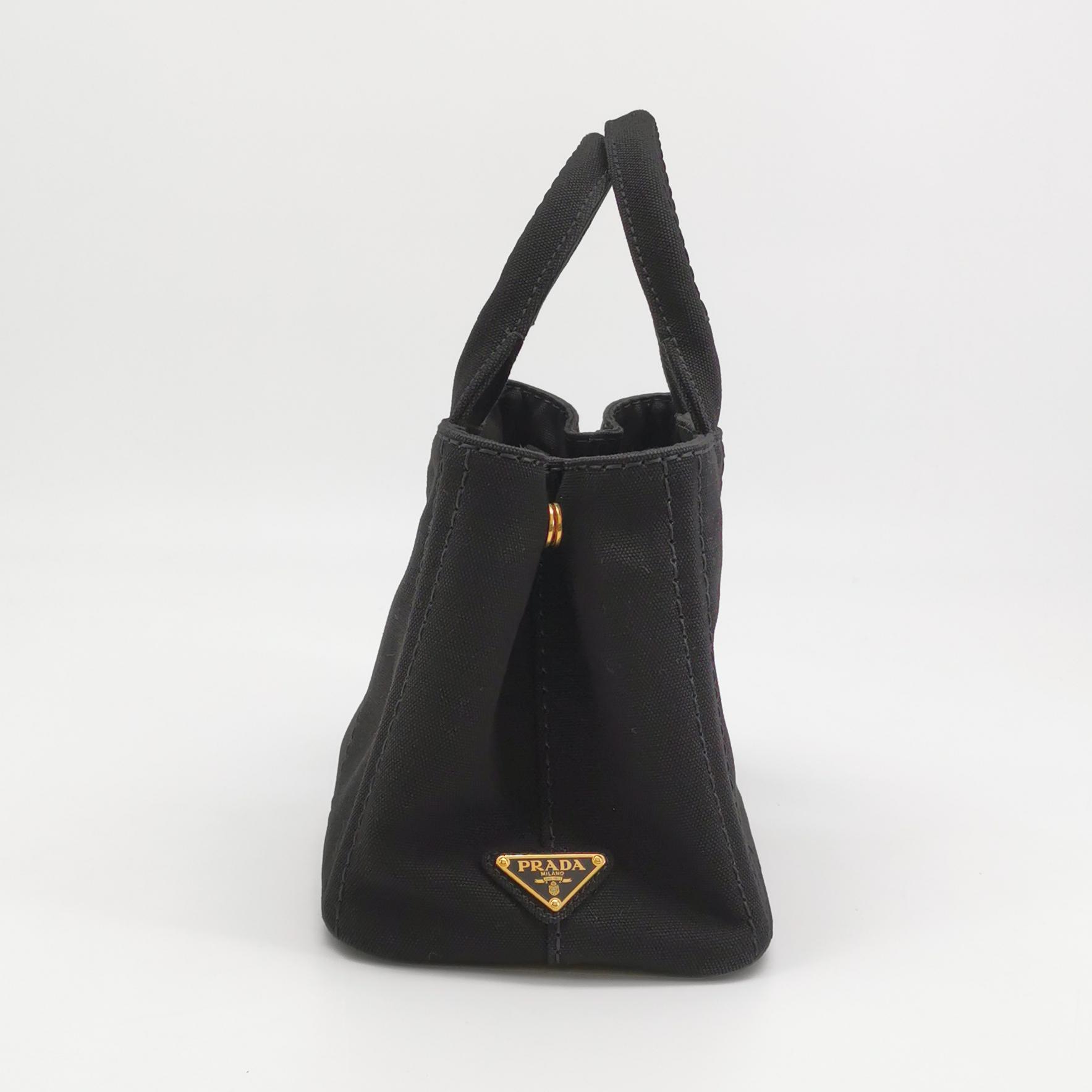 Prada Canapa Convertible Shopping Tote Canvas Small — photo 4 of 20