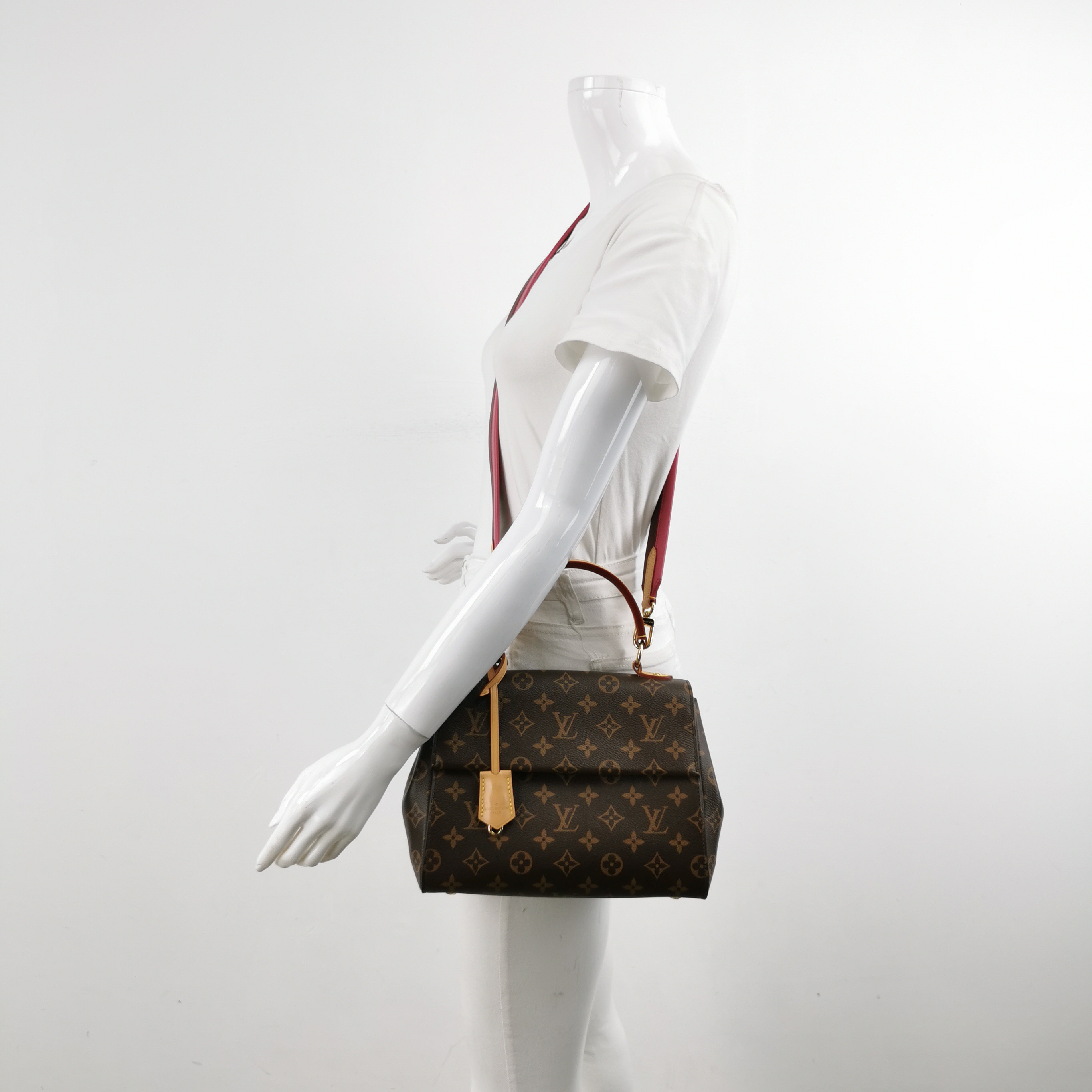 Louis Vuitton(LV) Cluny Top Handle Bag Monogram Canvas BB — alternate view