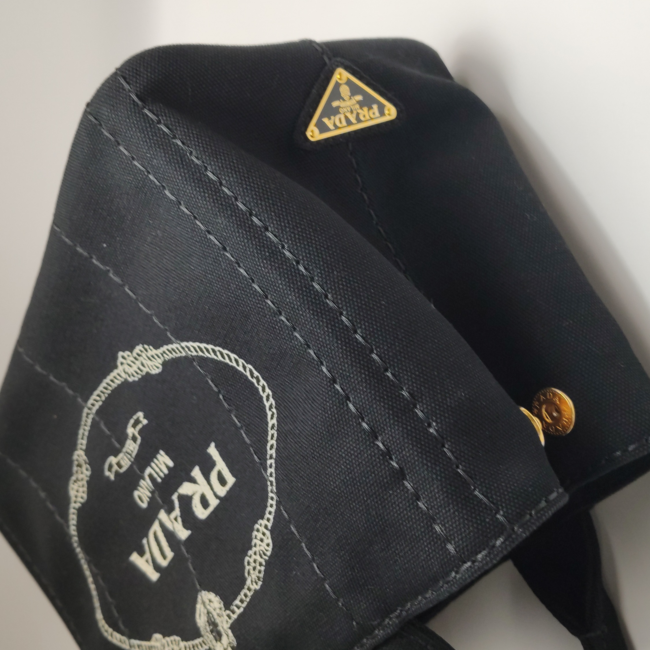 Prada Canapa Convertible Shopping Tote Canvas Small — photo 20 of 20