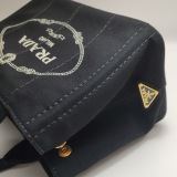 Prada Canapa Convertible Shopping Tote Canvas Small — thumbnail 20