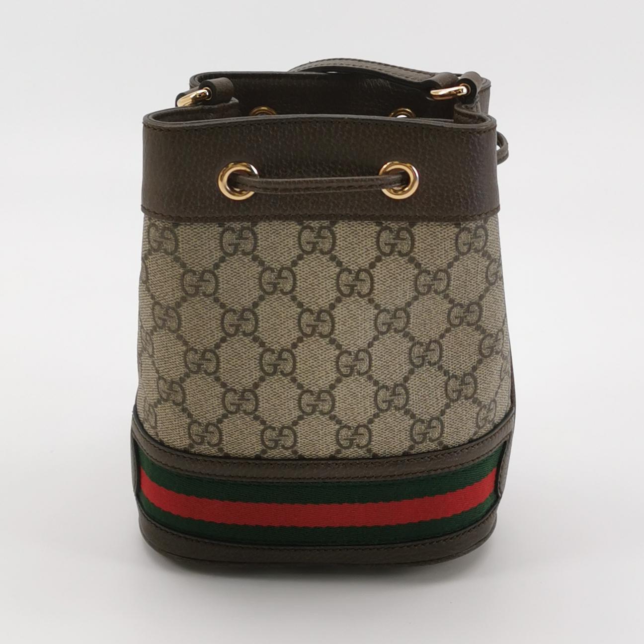 Gucci Ophidia Bucket Bag GG Coated Canvas Mini — photo 3 of 15