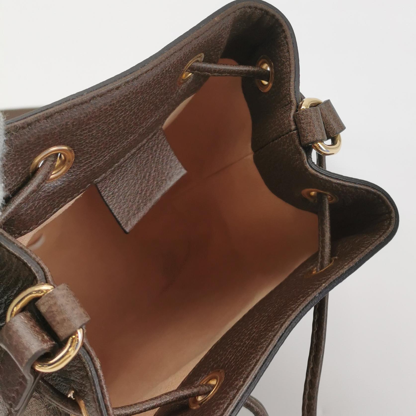 Gucci Ophidia Bucket Bag GG Coated Canvas Mini — photo 7 of 15