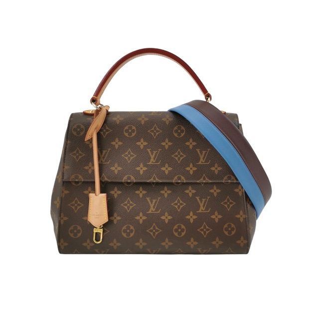 Louis Vuitton(LV) Cluny Top Handle Bag Monogram Canvas MM — pre-owned, Vierlot