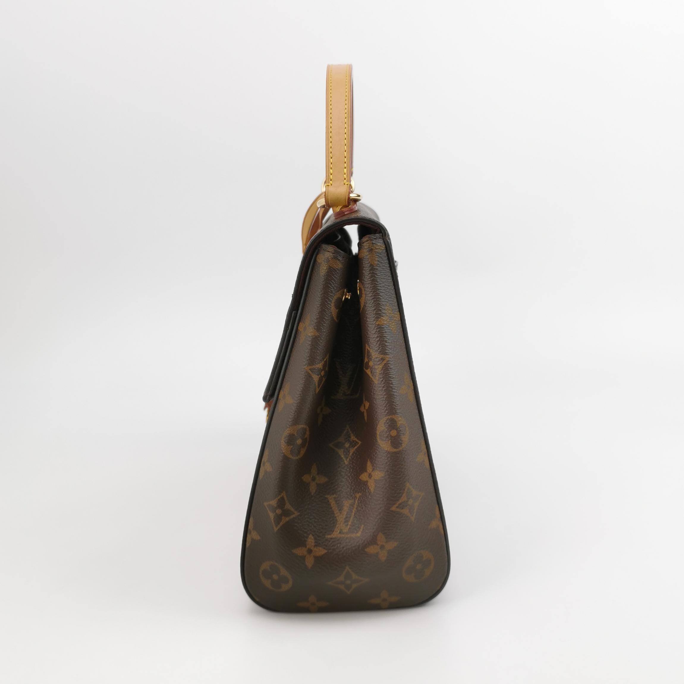 Louis Vuitton(LV) Cluny Top Handle Bag Monogram Canvas MM — photo 4 of 21