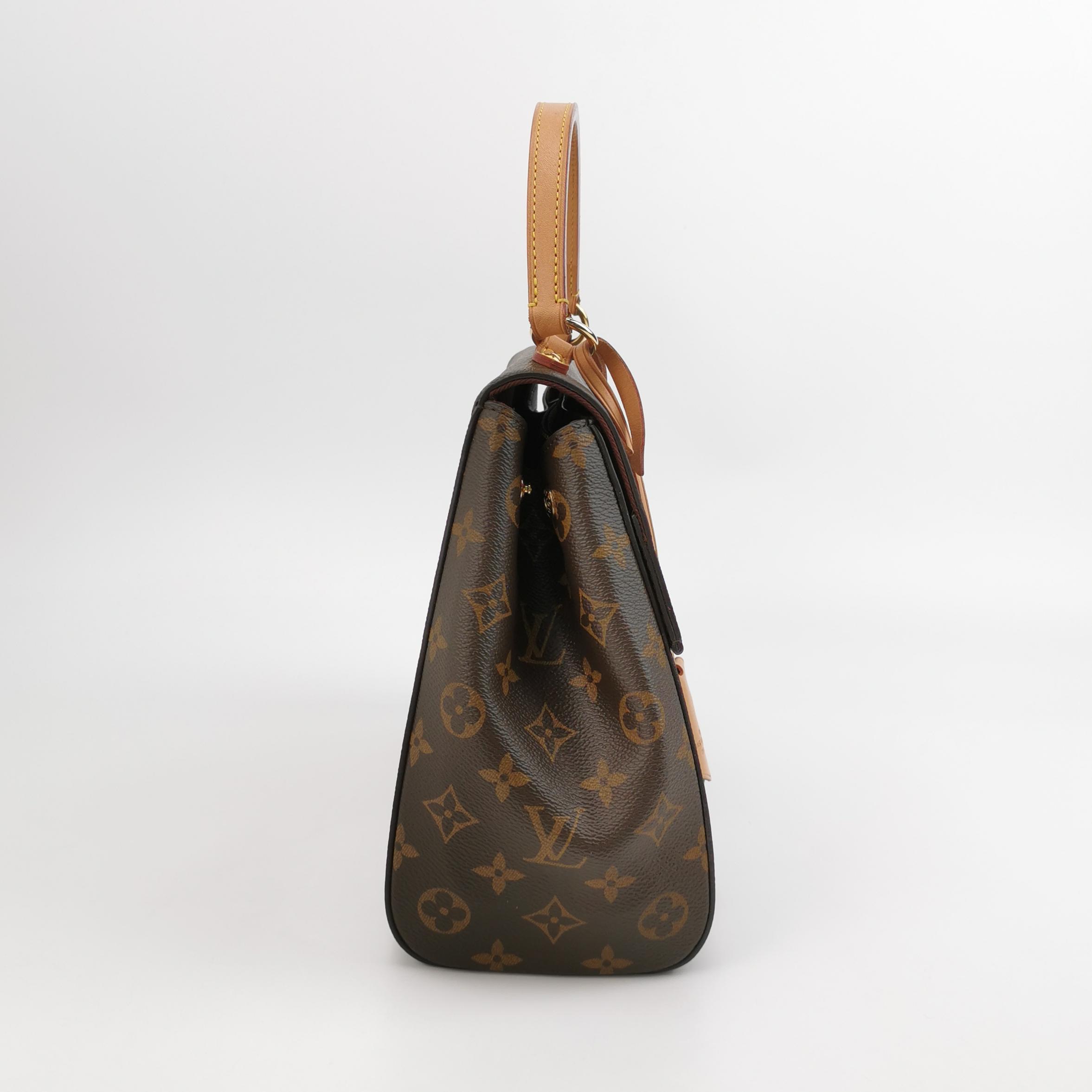 Louis Vuitton(LV) Cluny Top Handle Bag Monogram Canvas MM — photo 3 of 21