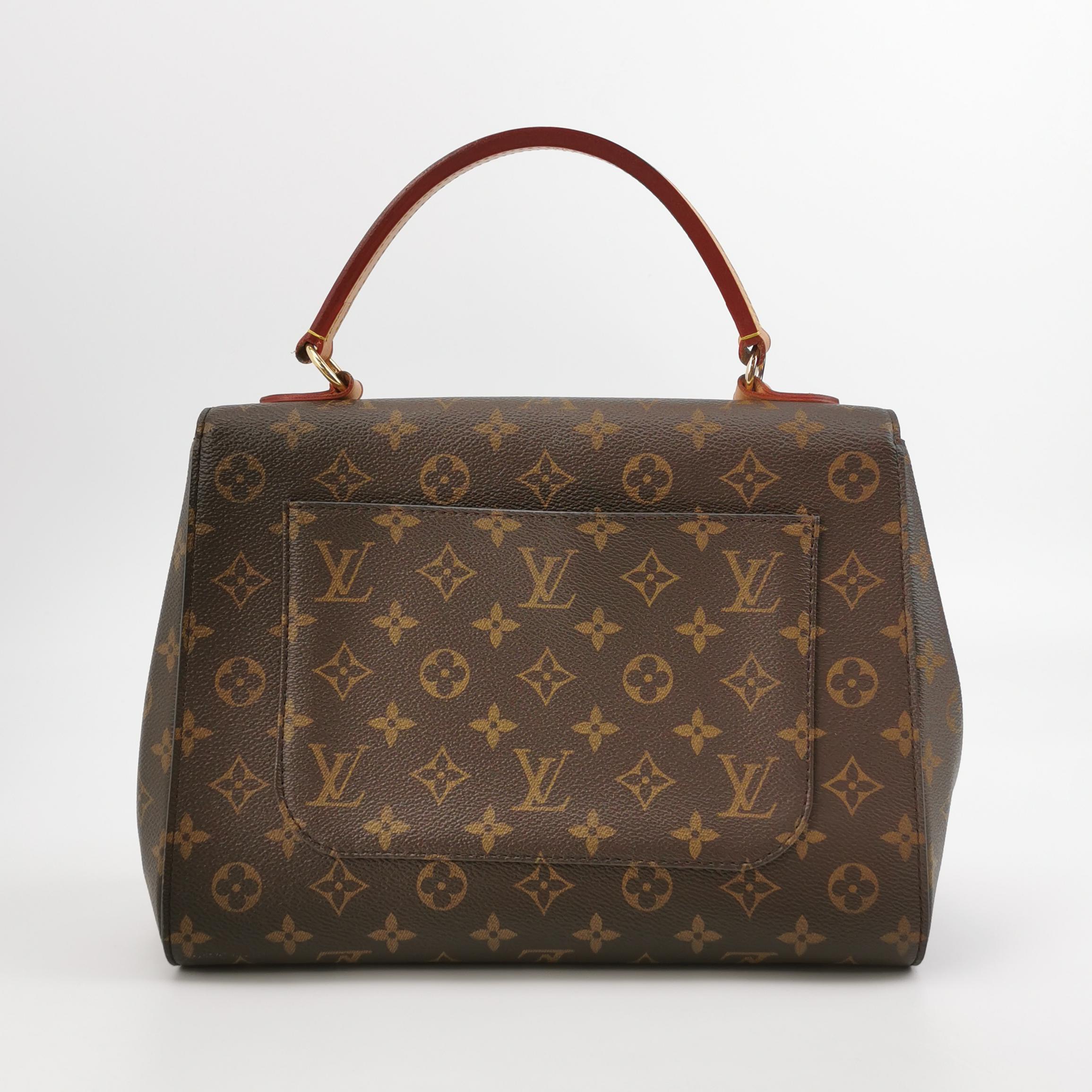 Louis Vuitton(LV) Cluny Top Handle Bag Monogram Canvas MM — photo 5 of 21