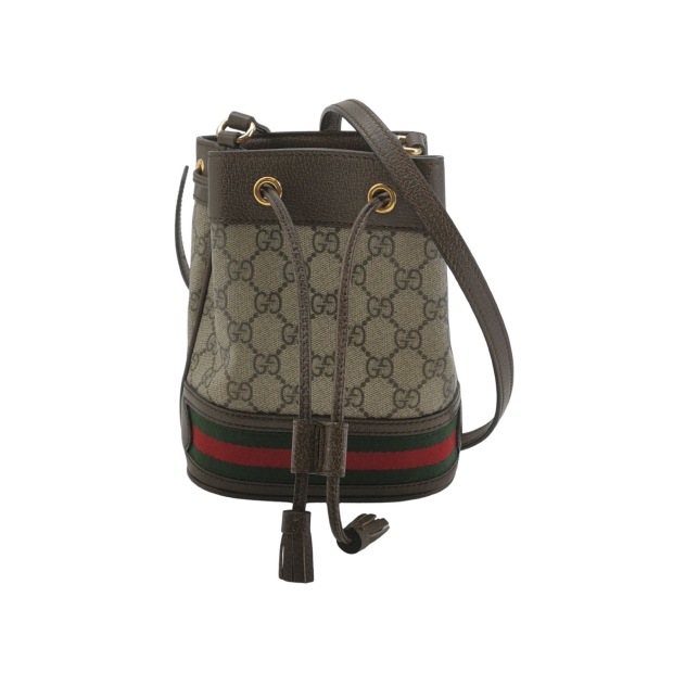 Gucci Ophidia Bucket Bag GG Coated Canvas Mini — pre-owned, Vierlot