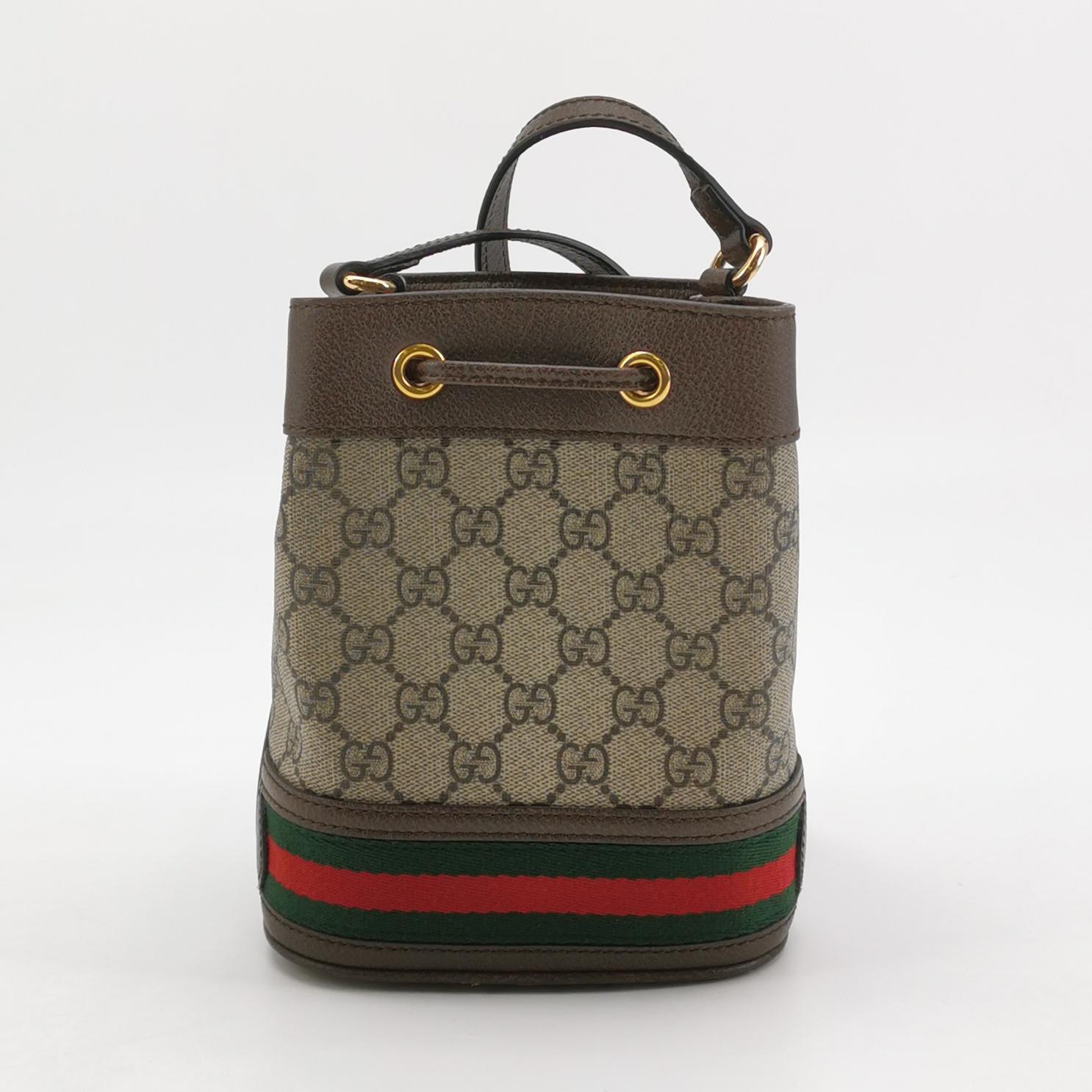 Gucci Ophidia Bucket Bag GG Coated Canvas Mini — photo 3 of 15