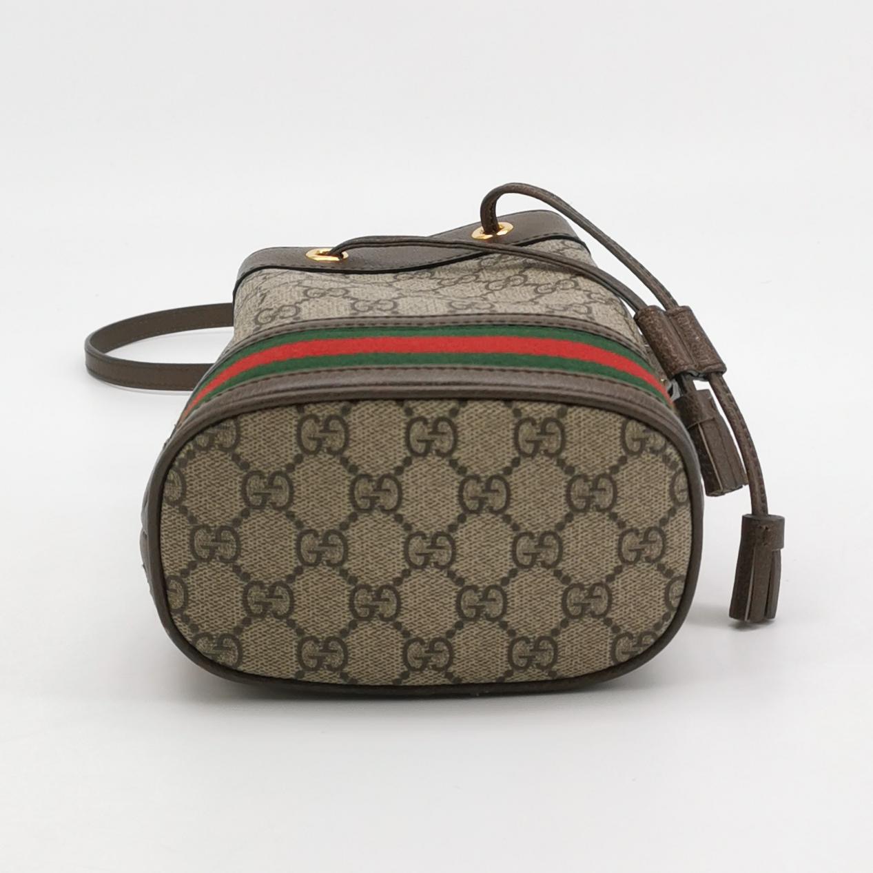 Gucci Ophidia Bucket Bag GG Coated Canvas Mini — photo 6 of 15
