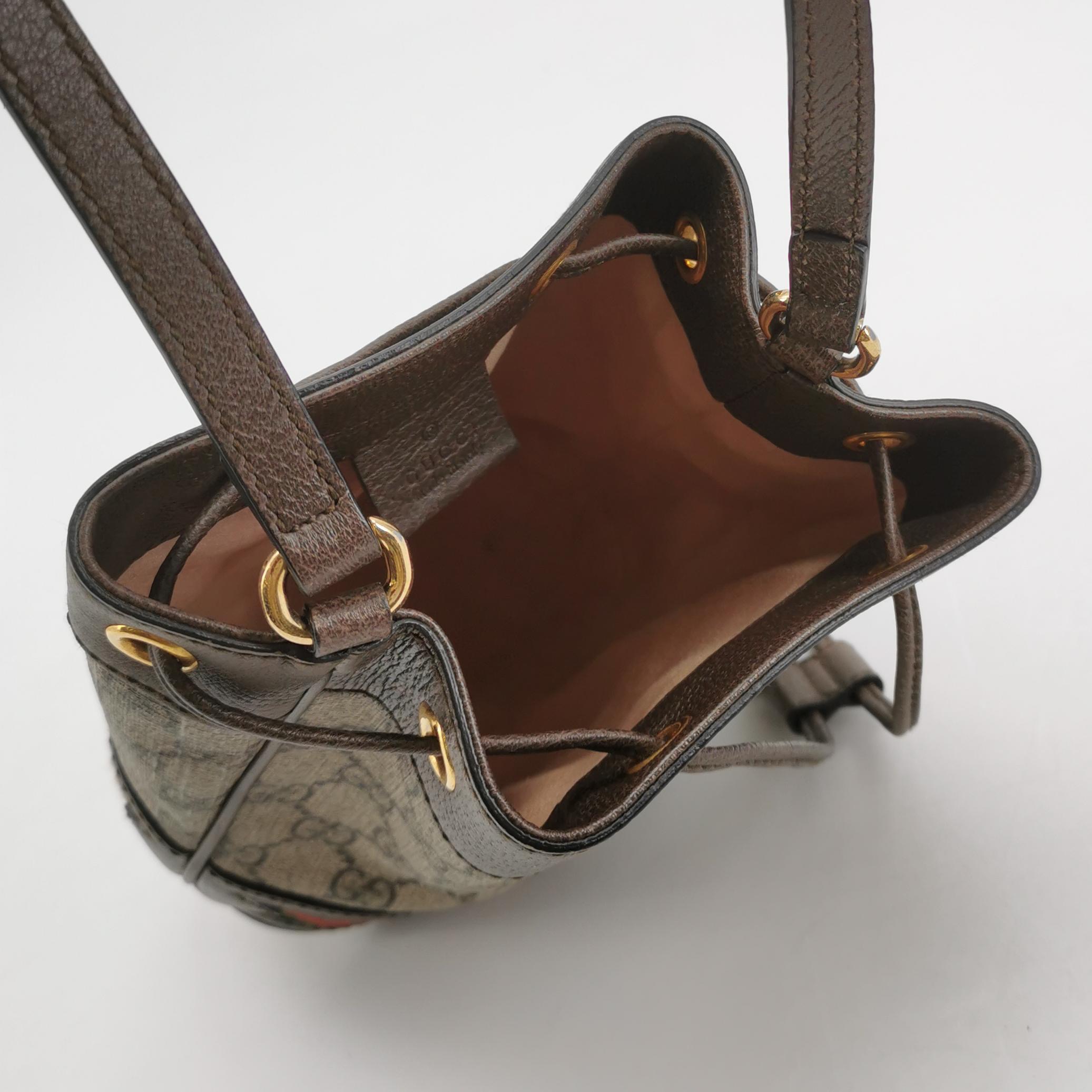 Gucci Ophidia Bucket Bag GG Coated Canvas Mini — photo 7 of 15